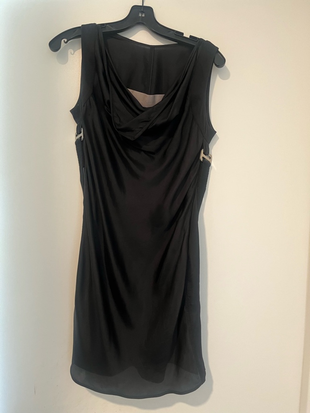 Rick Owens Black Tunic with Back Martingale Strap Size 40 IT/ US 6